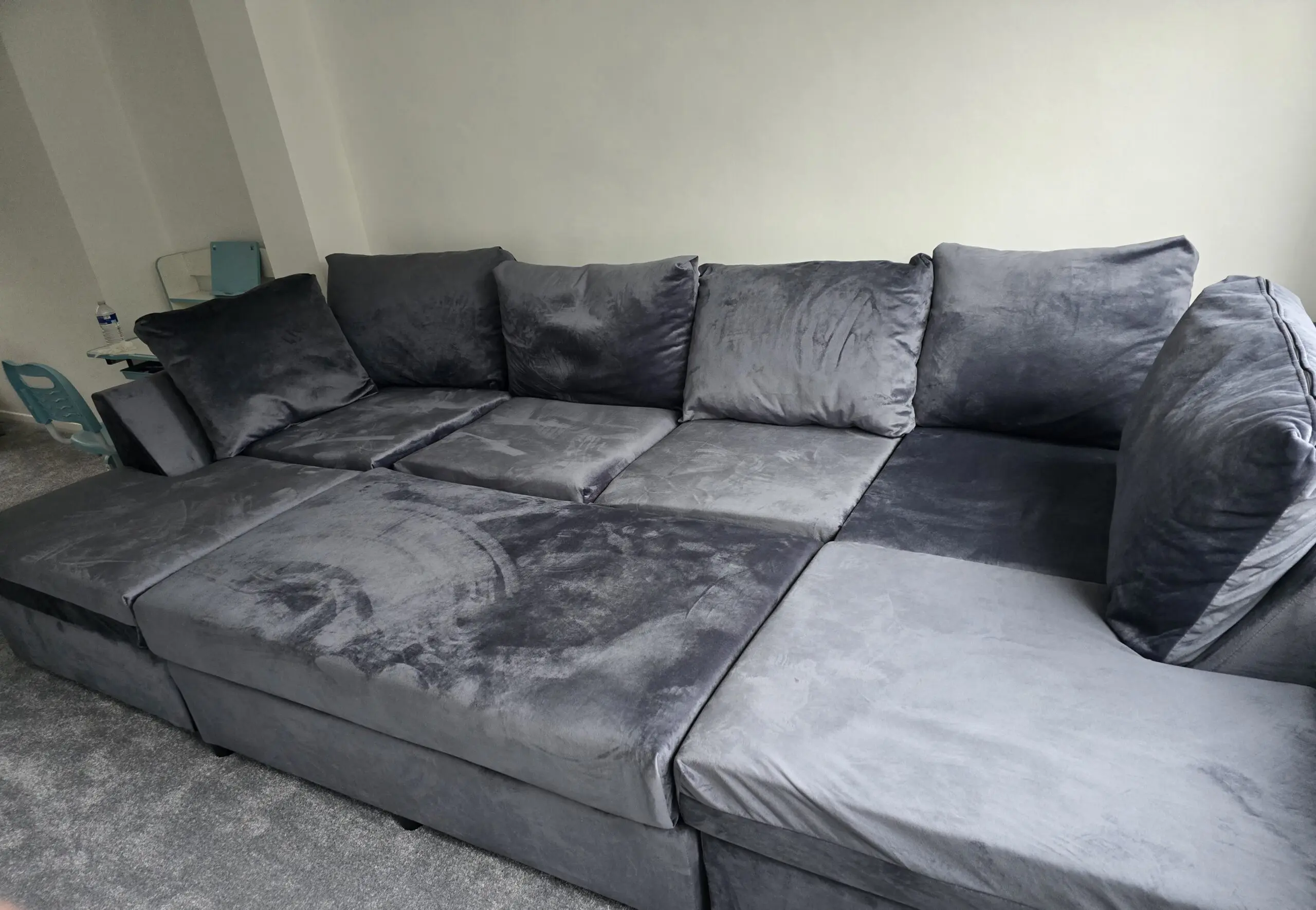 Brand new sofa U shape sofa. Grey color