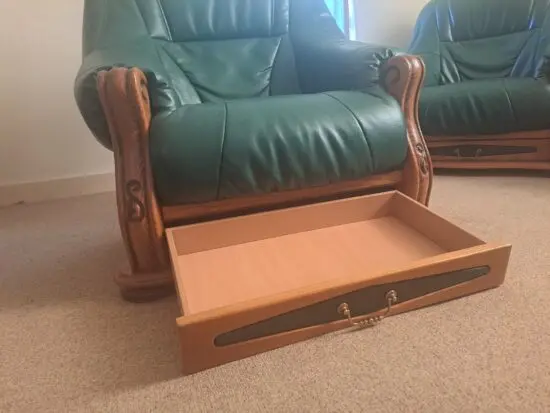 2 Mini Divani Emerald Green Chairs