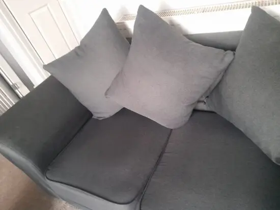 Charcoal grey 3+2 sofa