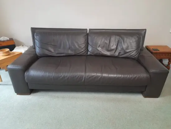 JH Hicolity leather 3 seat sofa
