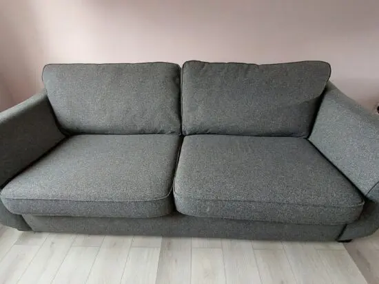 DFS Charcoal Grey 4 Seater Sofa