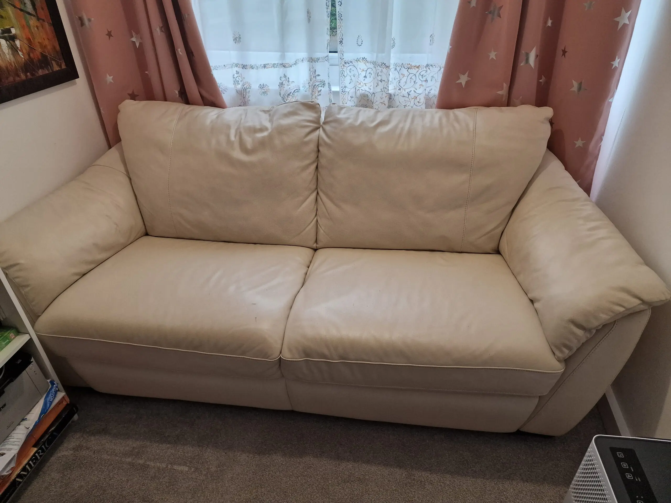 IKEA ÄLVROS Leather 3-Seater – Premium Comfort – Great Deal!