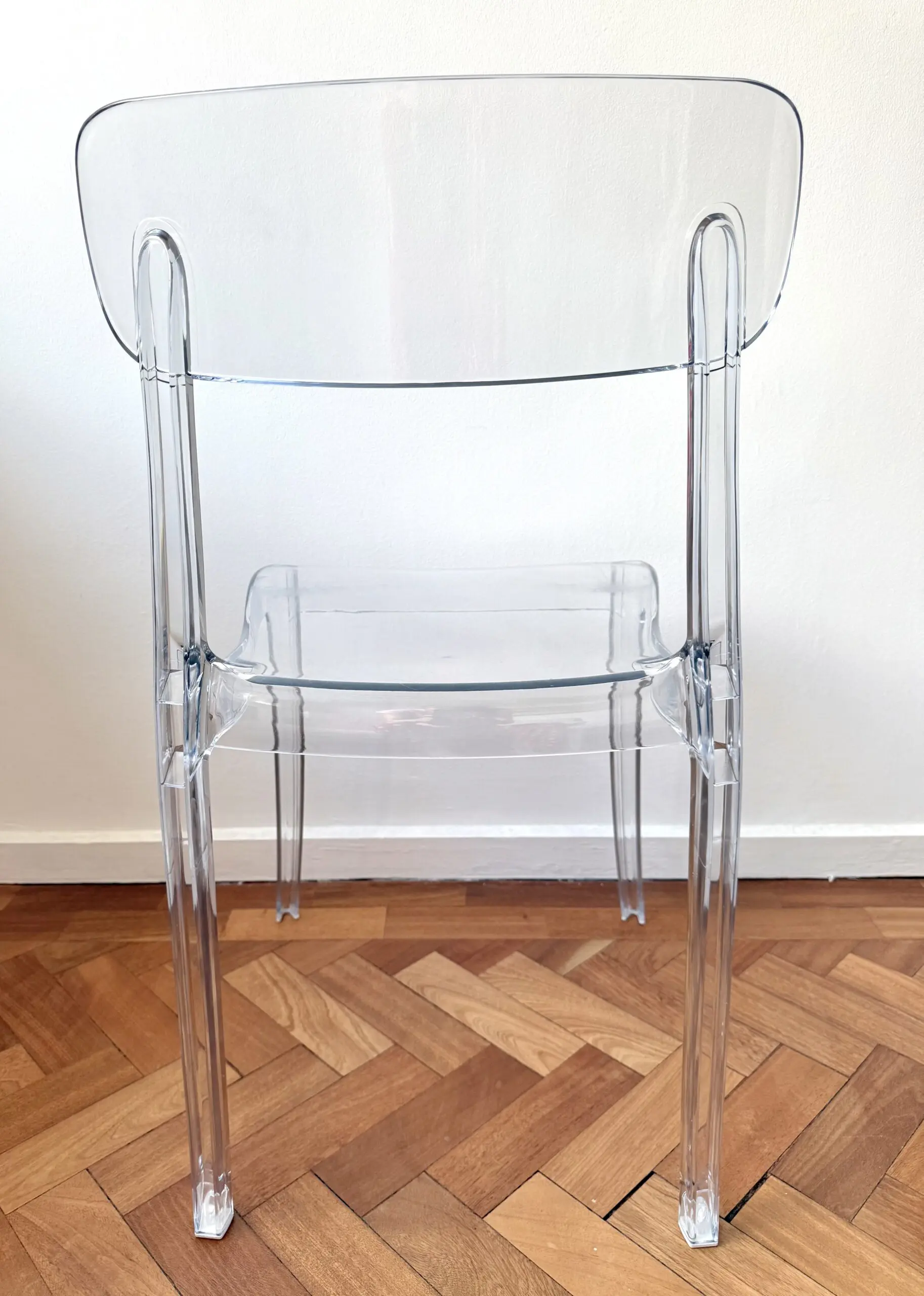 THE MASIE Arlet Transparent Polycarbonate Chair x 2 (Sold as Pair)