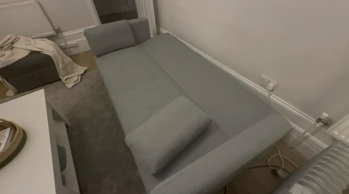 Dusk Hudson Click Clack Sofa Bed - Mid Grey - 329