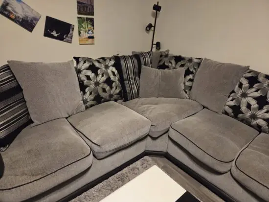 SCS grey Lshaped 5seater sofa