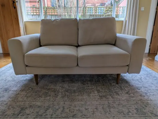 Snug the big chill 2-seater sofa cream