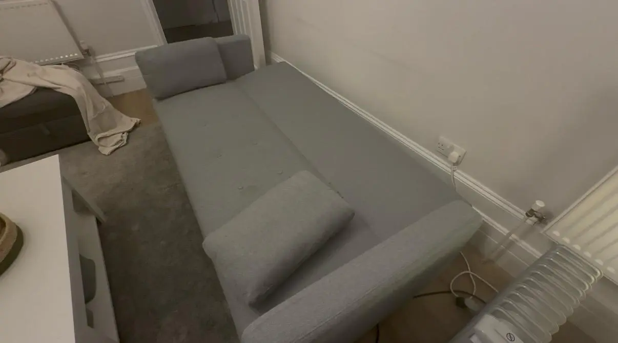 Dusk Hudson Click Clack Sofa Bed - Mid Grey - 329