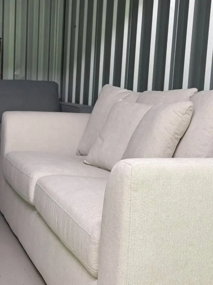 Darcy Cream 2 Seater & 3 Seater sofa in Stock