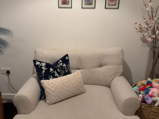 Cream next cuddle chair