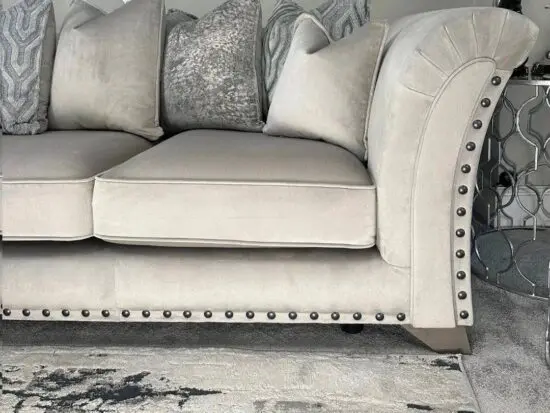 Cream 5 Seater Harrison Sofa in Stock