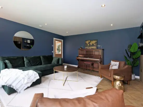 Milner Left Hand facing corner storage sofa bed with memory foam mattress, Bottle Green velvet