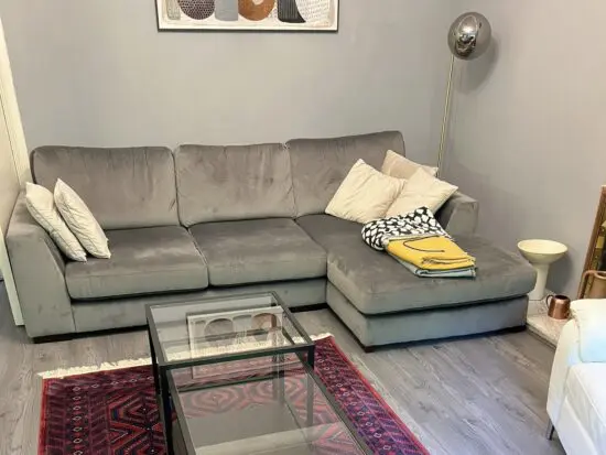 Plush DFS large chaise