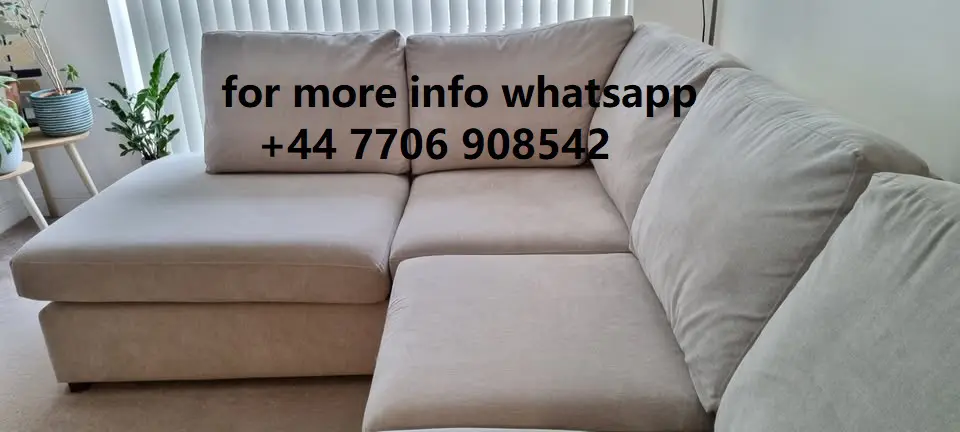 Dfs Cream Sectional Couch For Sale