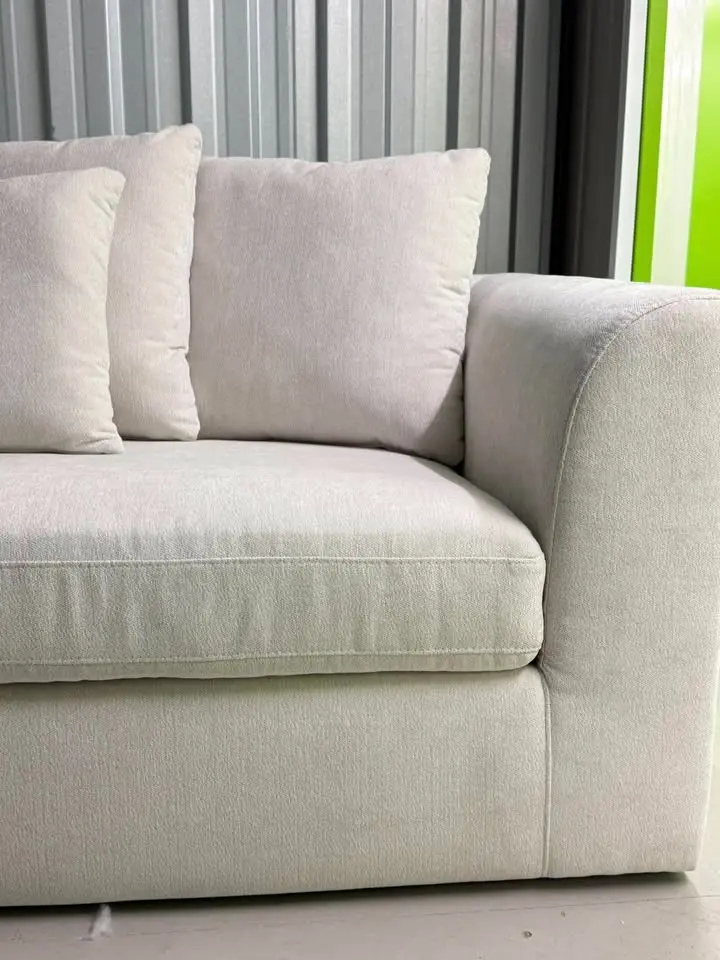 Darcy Cream 2 Seater & 3 Seater sofa in Stock
