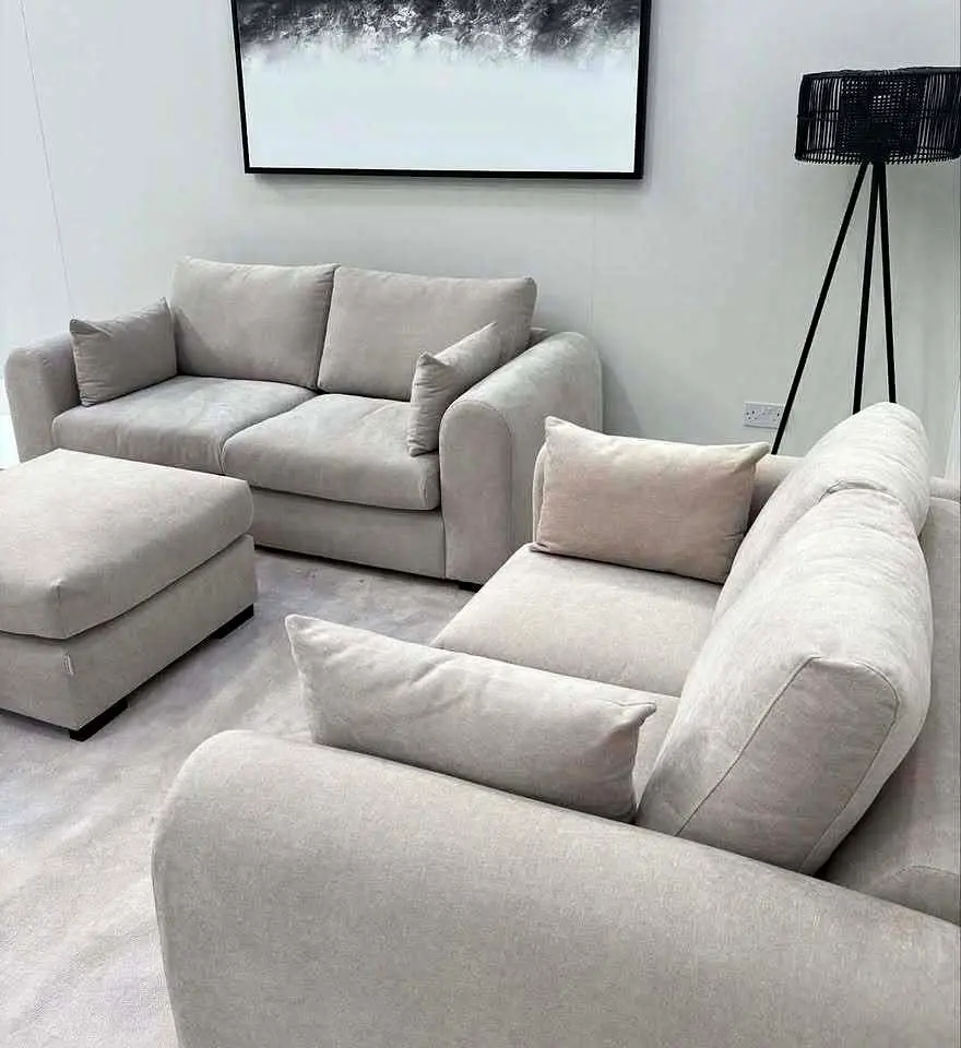 Darcy Cream 2 Seater & 3 Seater in Stock