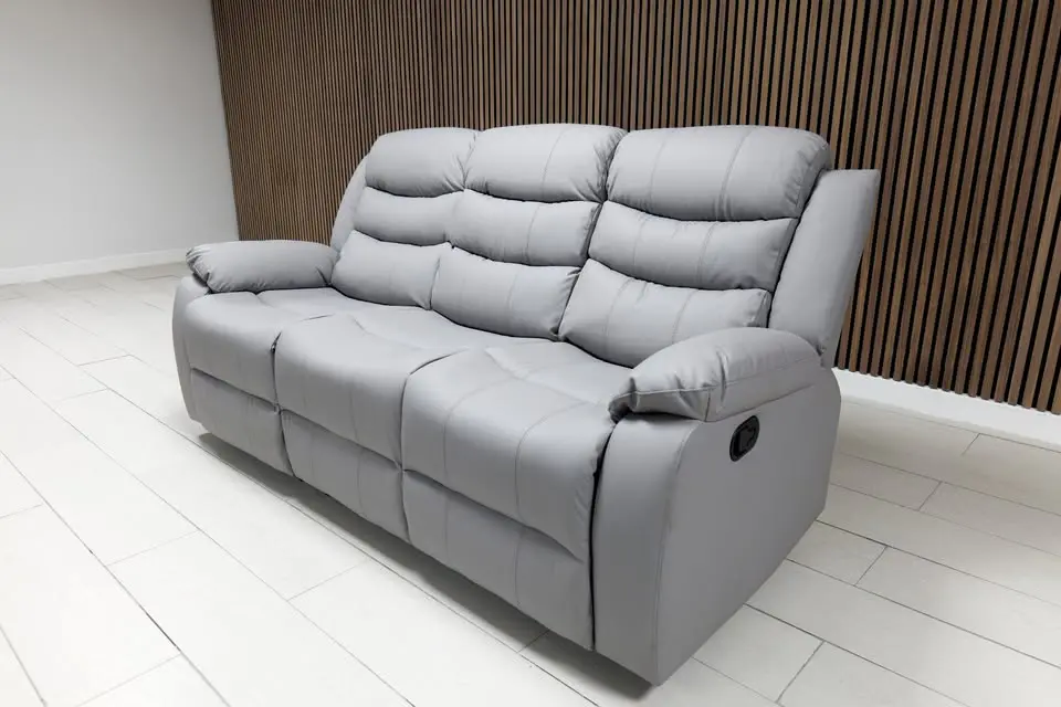 3 Seater Recliner & 2 Seater Manual Leather Recliner