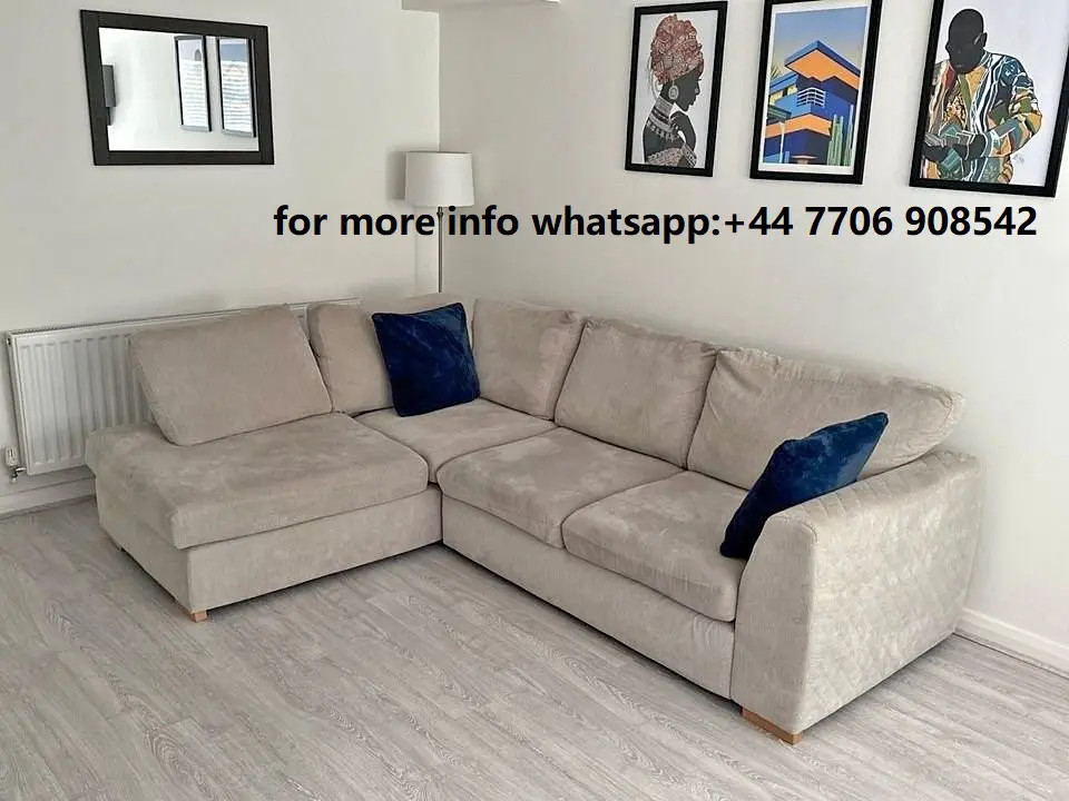 NEXT L-Shape Corner Sofa For Sale High Back Cushions