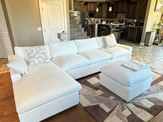 DFS 4x Seater Corner Sofa Cream Colour