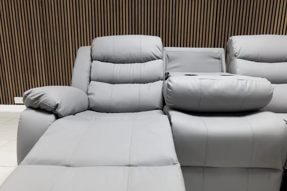 3 Seater Recliner & 2 Seater Manual Leather Recliner
