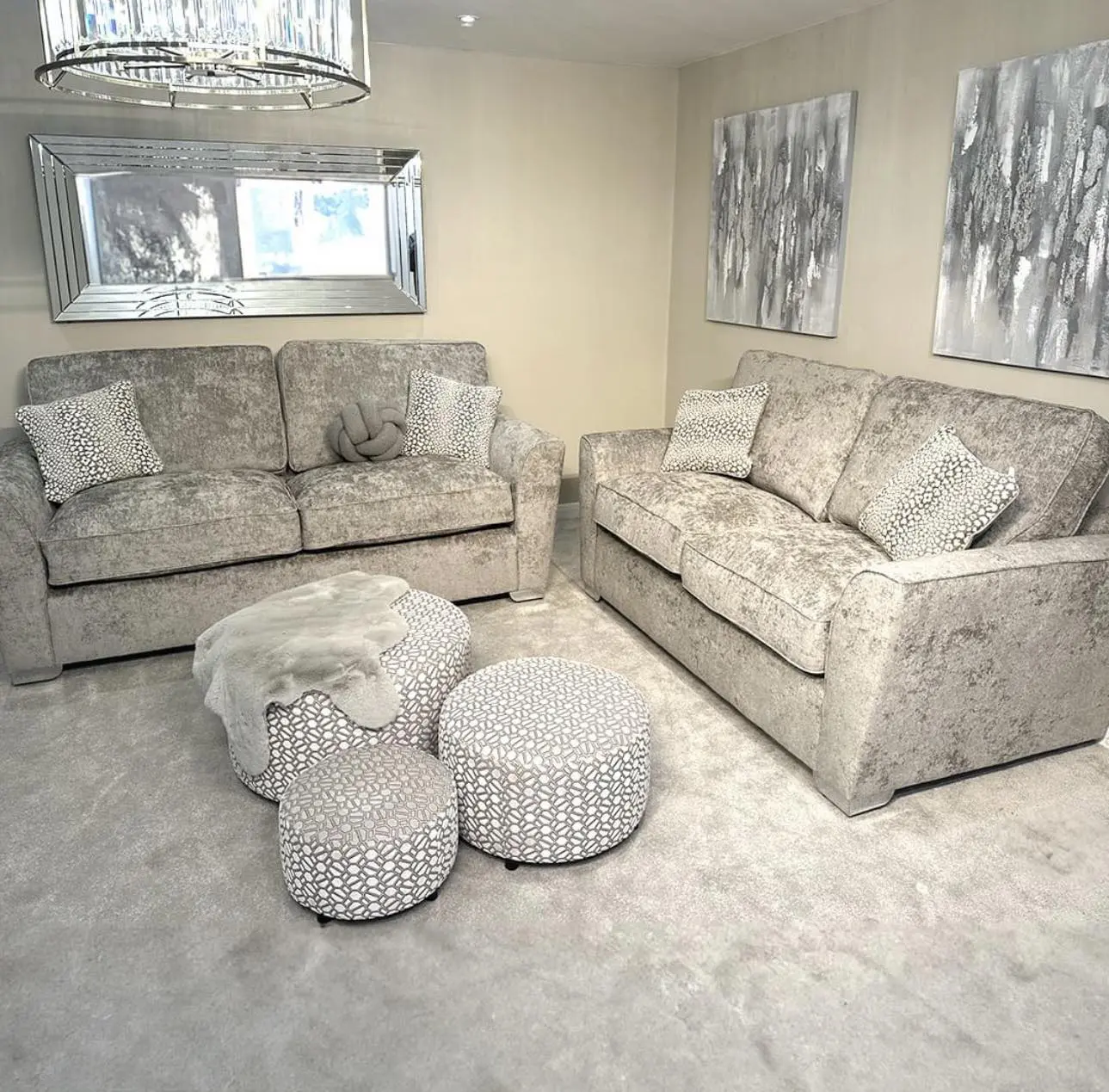 Grab this 3+2 Sofa Set For Sale