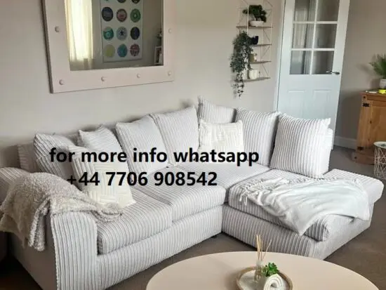 DFS 4x Corner Sofa Cream Colour For Sale