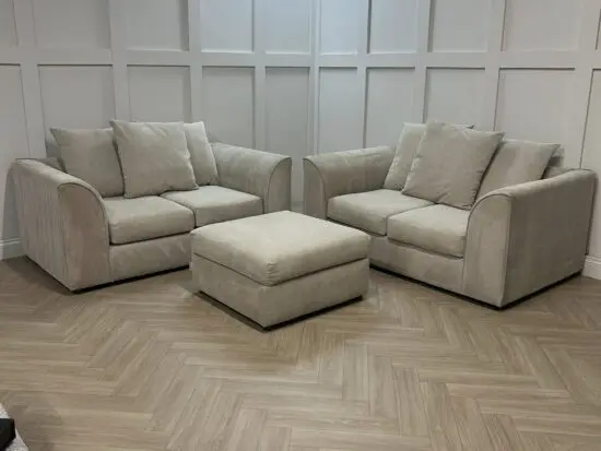 SofaClub 2+2 Seater & Footstool.