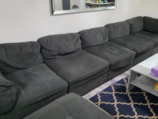 Costco modular 5 piece sofa dark grey