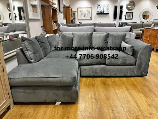 DFS 4x Corner Sofa Grey Colour For Sale