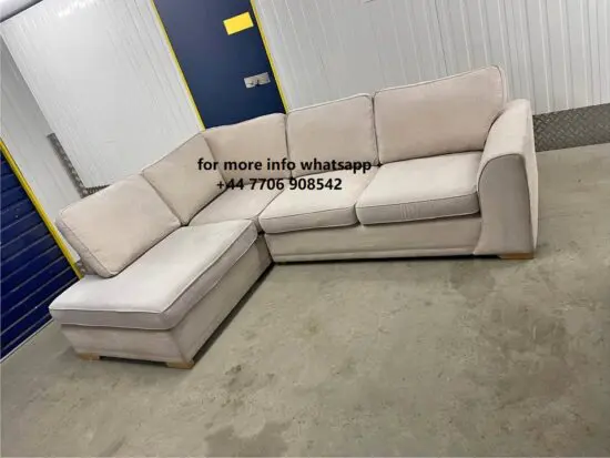 DFS 4x Corner Sofa Cream Colour For Sale
