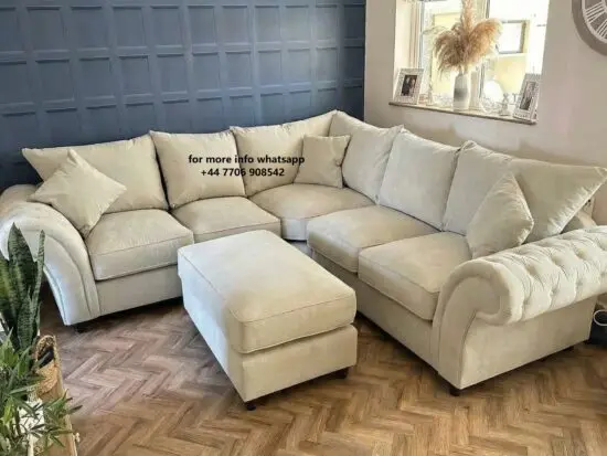 Chesterfield Loveseat For Sale Comfortable High Back Cushion