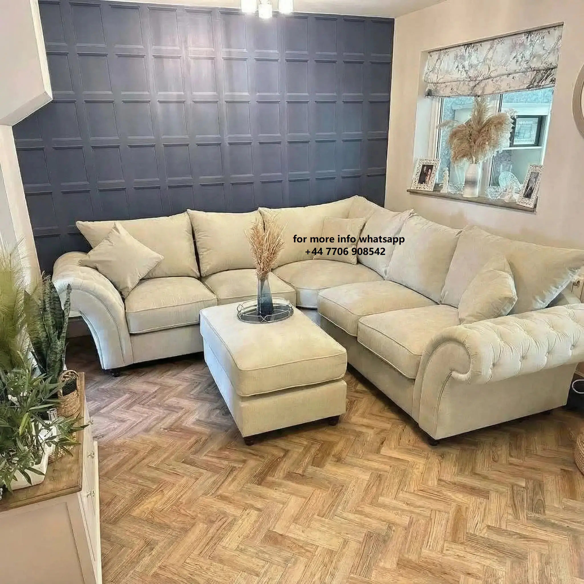 Chesterfield Loveseat For Sale Comfortable High Back Cushion