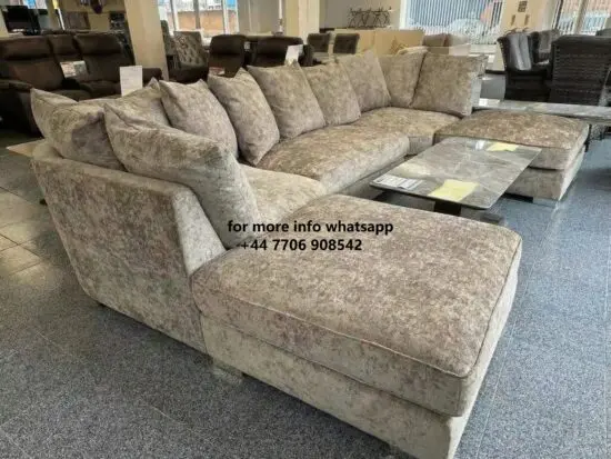 U -Shape Bishop 7x Seater Sofa For Sale Mink Colour