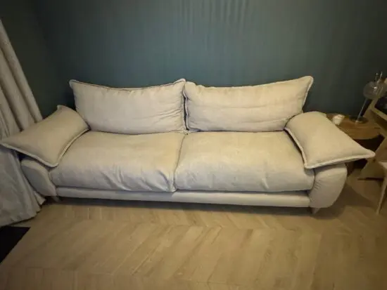 Loaf Bakewell Extra Large, 4 seater, Breadcrumb Laundered Linen