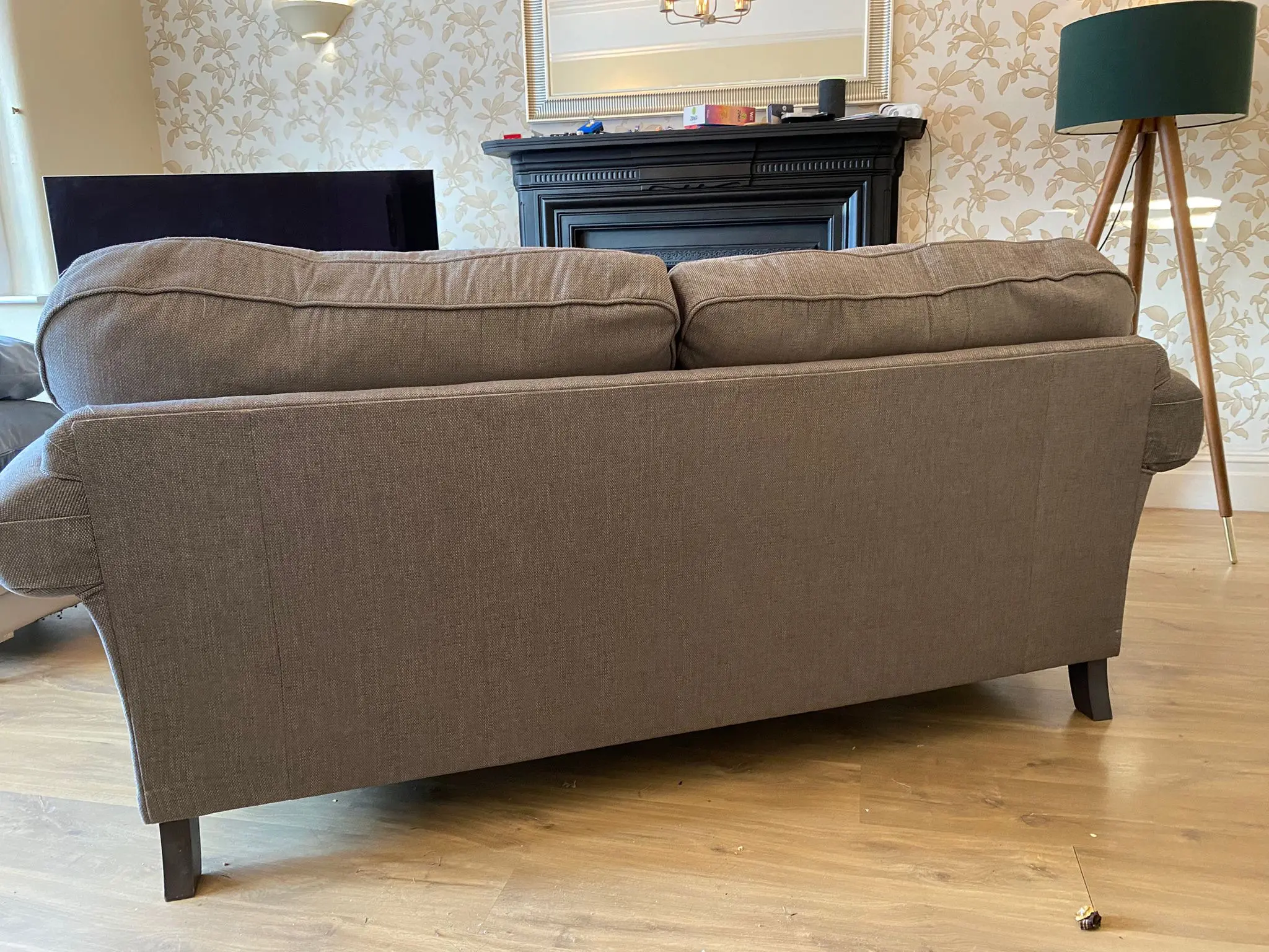 2 Furniture Village Sofas Grey 3 seater and 2 seater