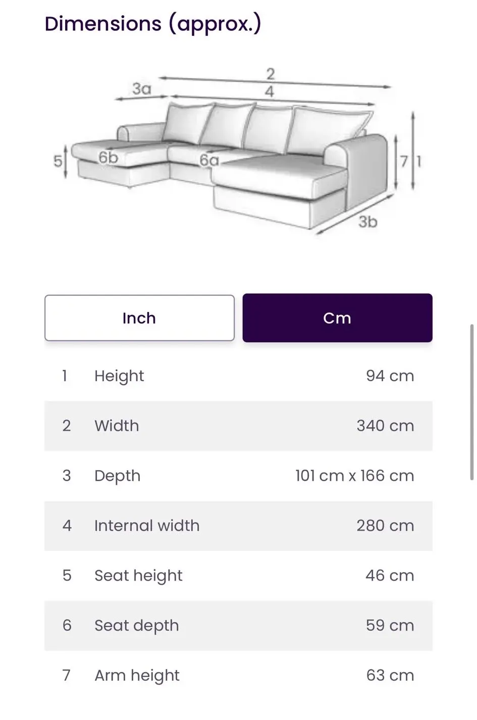DFS LARGE U-SHAPE SOFA