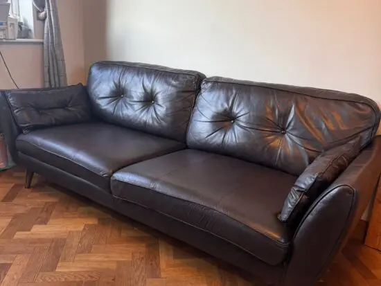 DFS FRENCH CONNECTION ZINC LEATHER