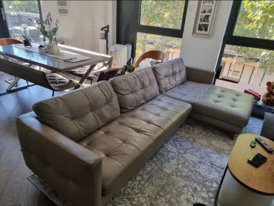 Dwell sofa 4 seater with chais extension left side