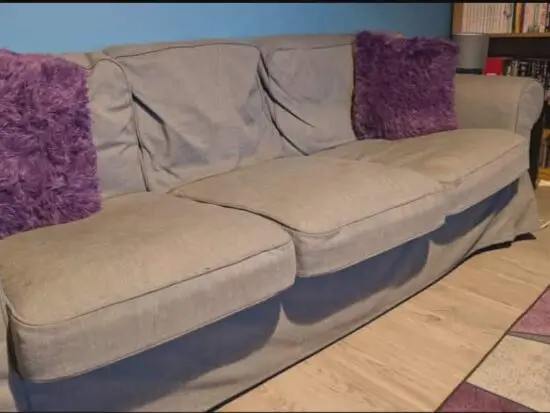 Ikea grey Ektorp 3-seater sofa