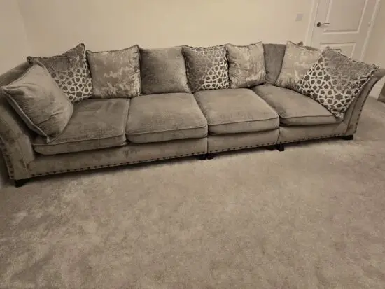 Light grey sofology sofa 4 seater