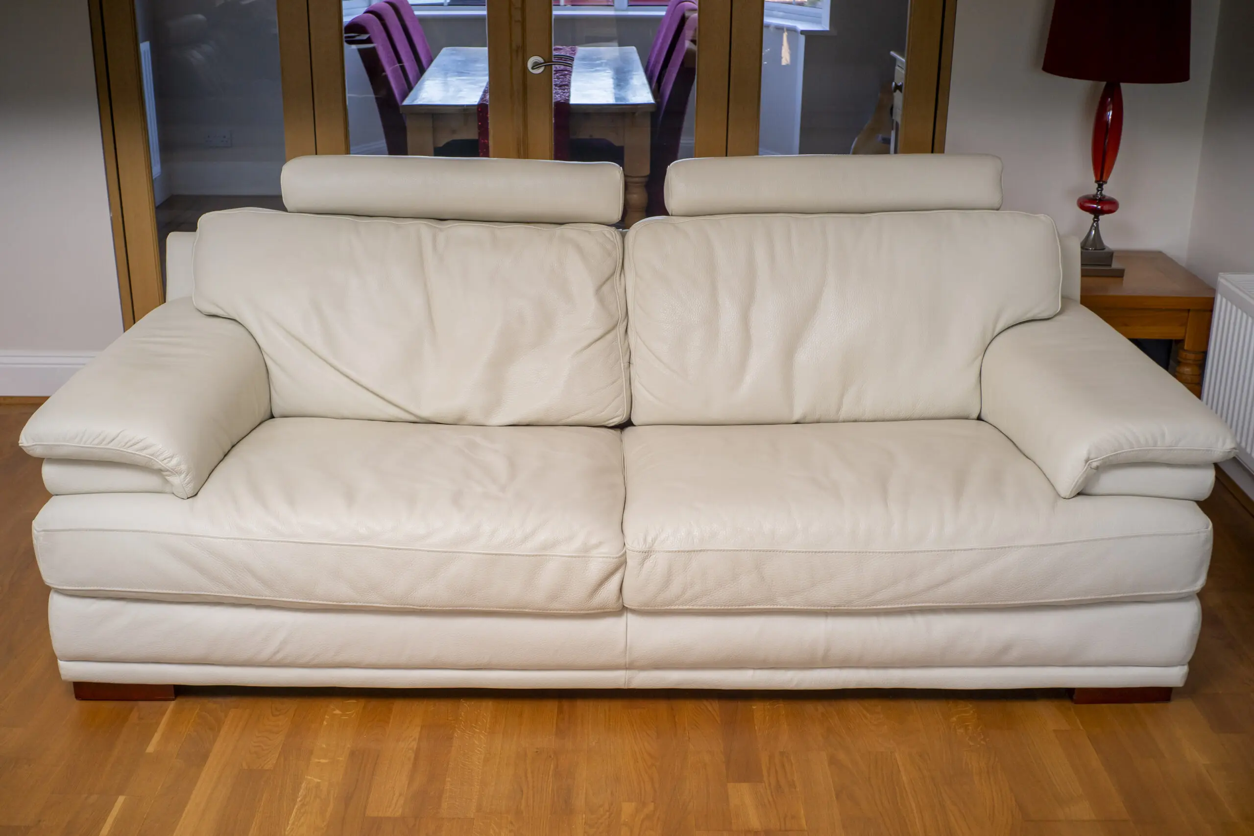 sophology, ivory, 4 piece sofa set.