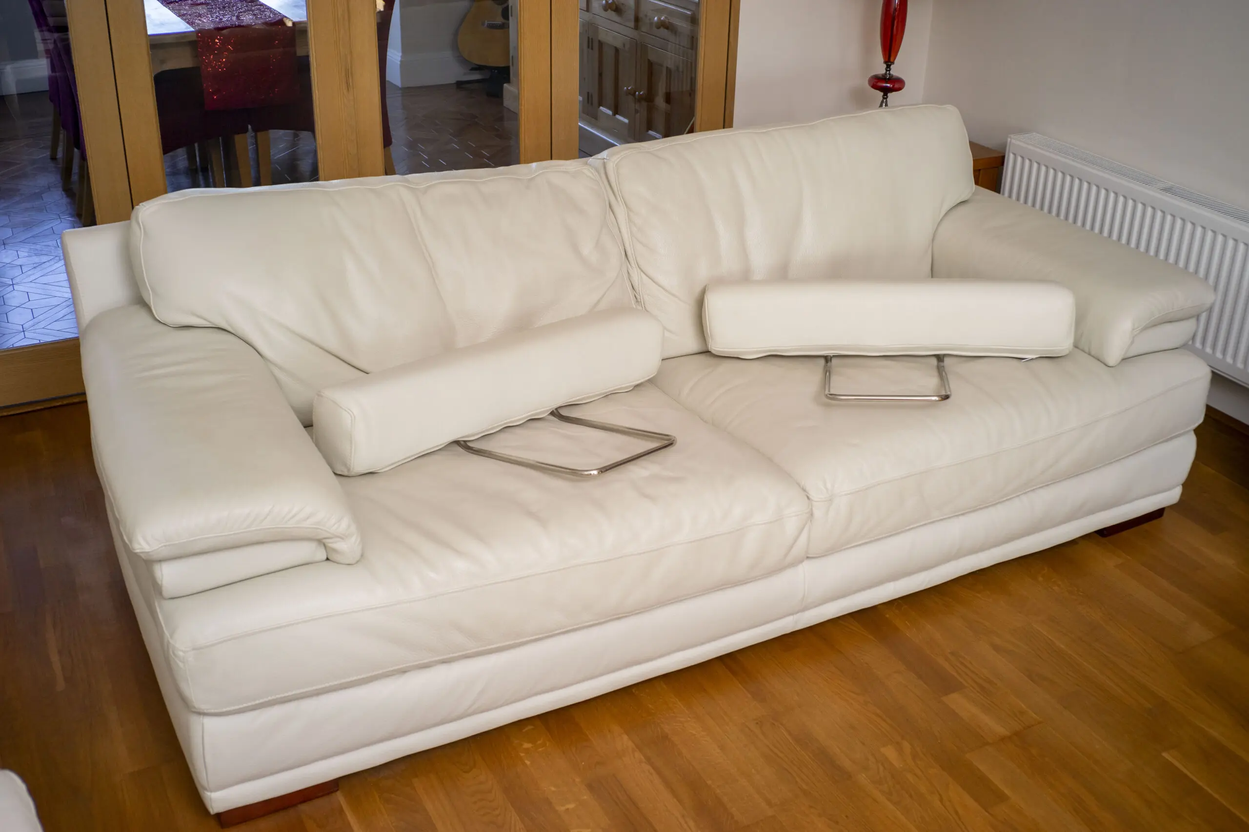 sophology, ivory, 4 piece sofa set.