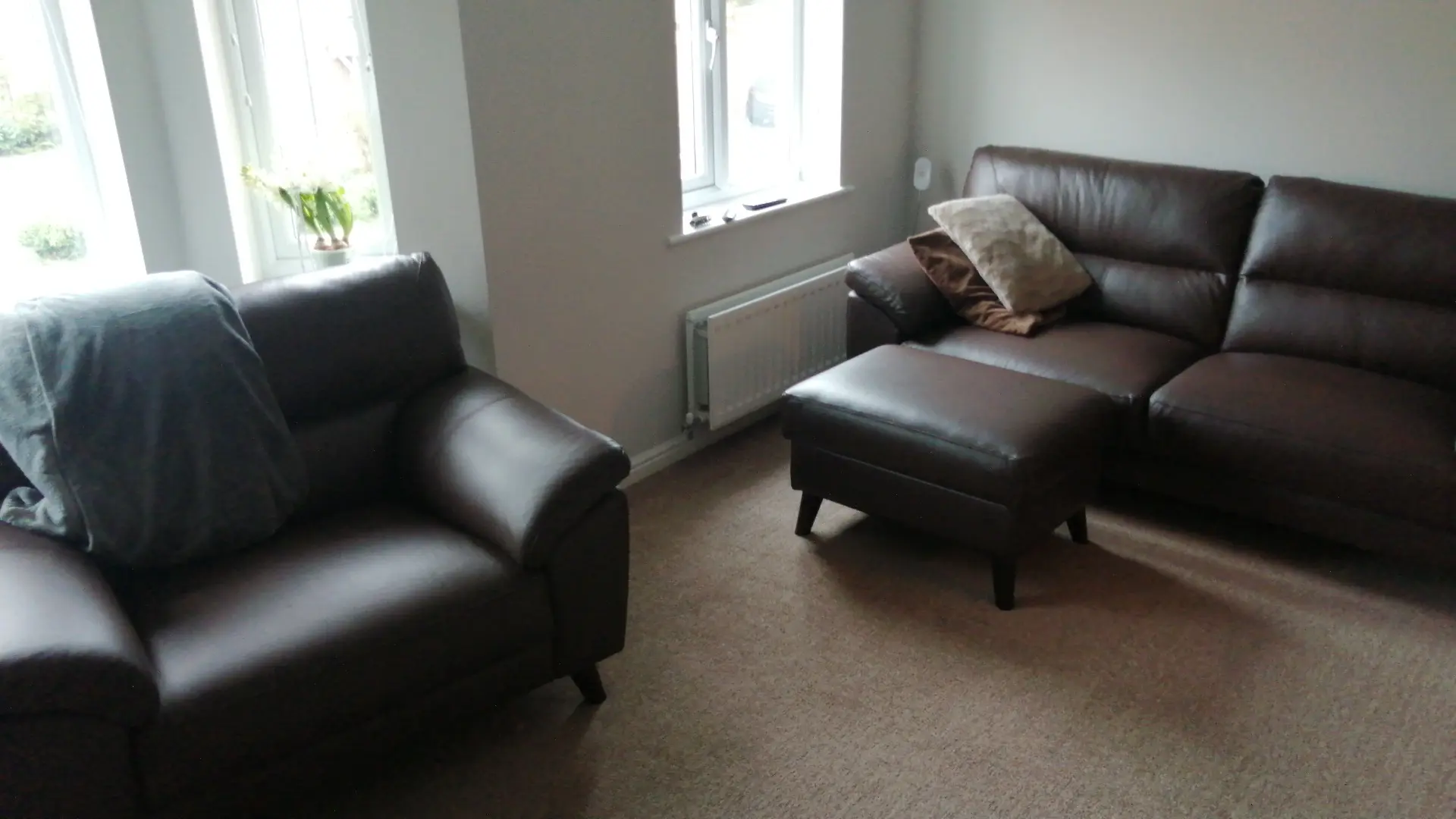 DFS Emmen 3 seater sofa brown great condition