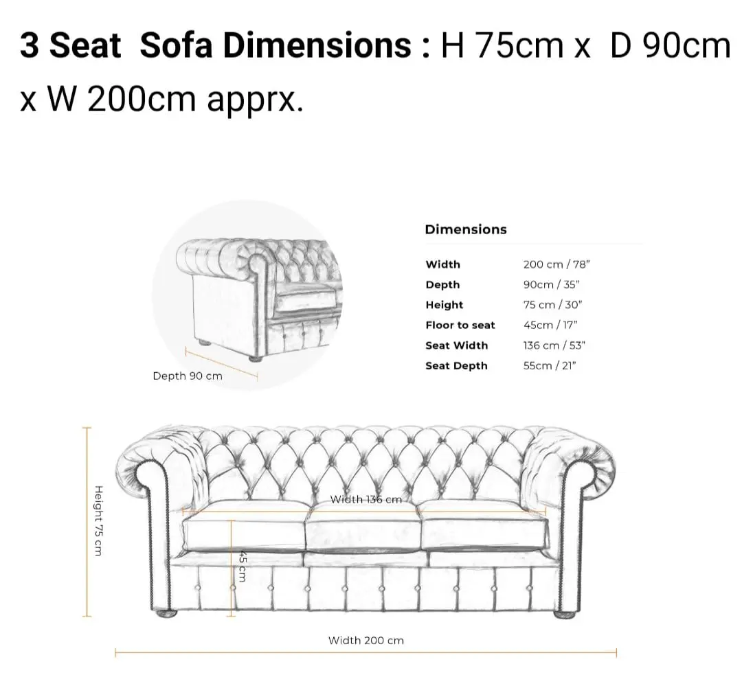Genuine Ox Blood Leather Chesterfield Sofas – Made in the UK