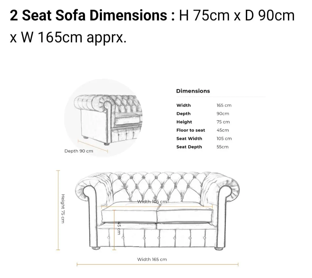 Genuine Ox Blood Leather Chesterfield Sofas – Made in the UK
