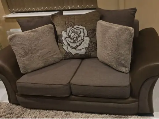 SCS brown sofa (excellent condition)