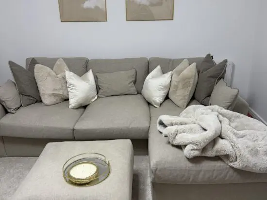 Rowen Homes Tribeca Ash Greige Sofa