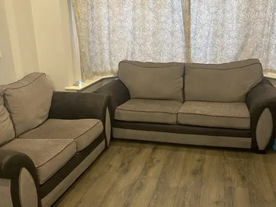 SCS Brown Sofa Set