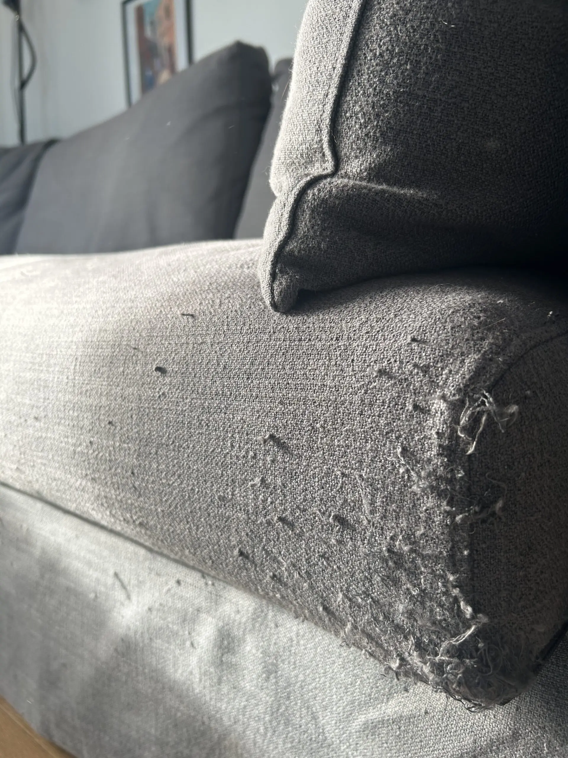 IKEA sofa with chaise and ottoman storage OPEN TO OFFERS