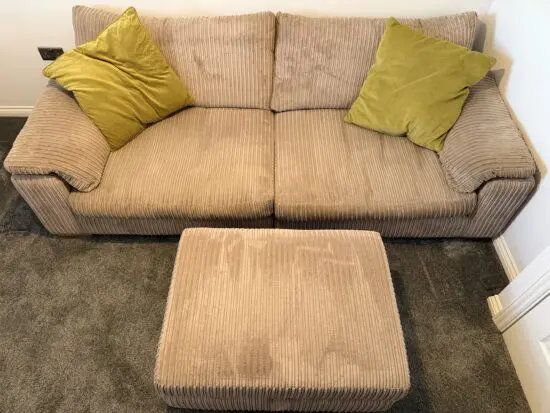 Sofology Coco Mushroom 4 Seater with Storage Footstool