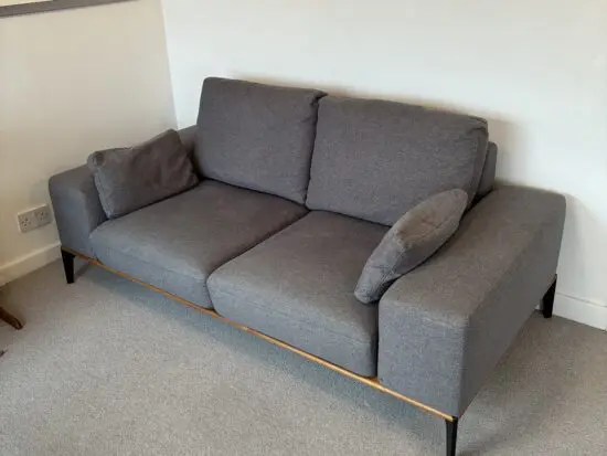 Dwell Malmo Grey 2 Seater Sofa